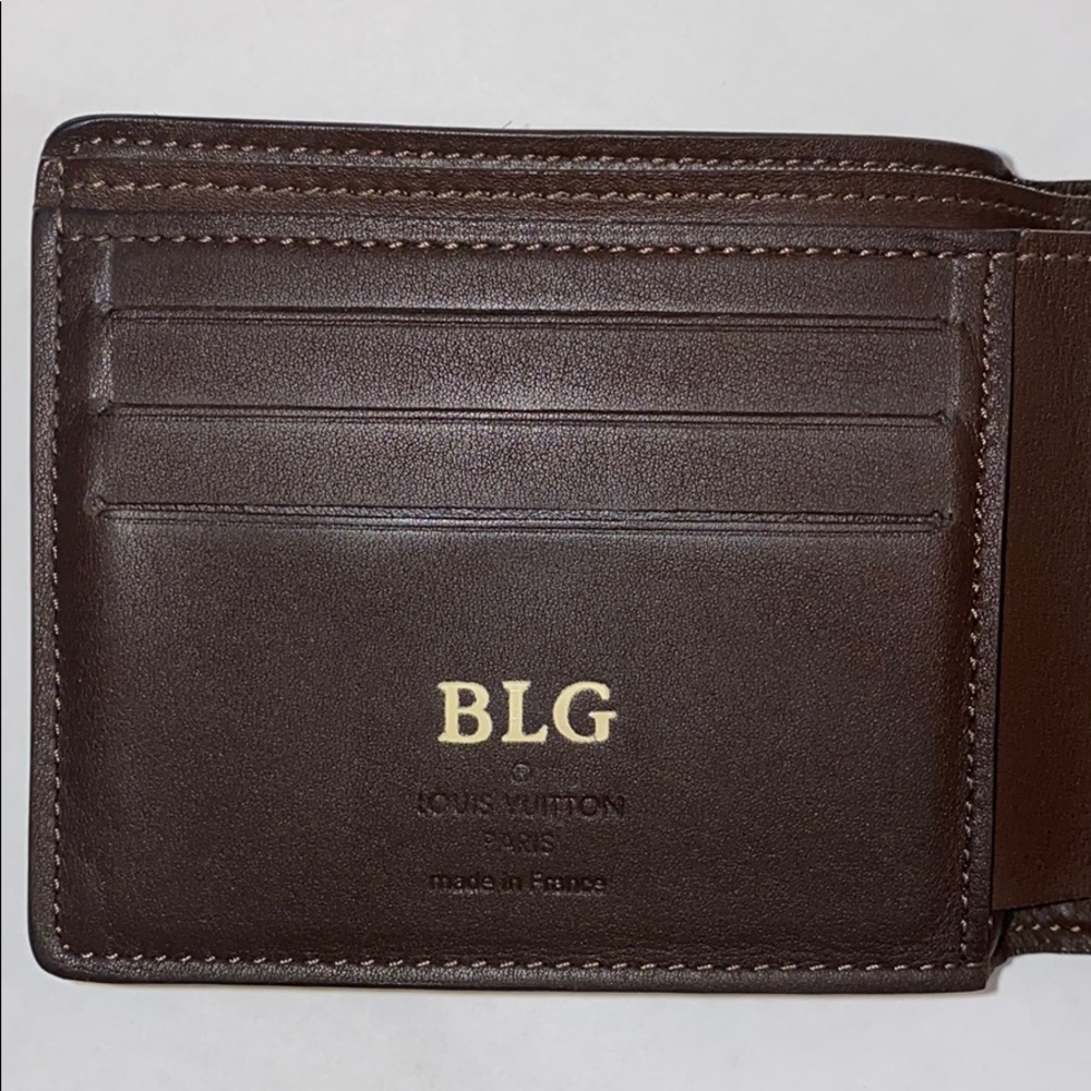 Louis Vuitton Brown Leather Wallet - Picture 5 of 6